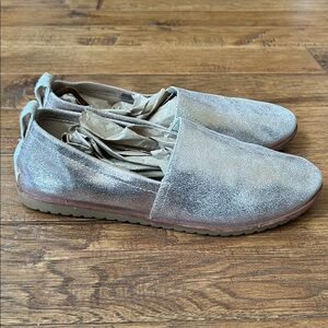 Sorel Ella Flats Rose Gold Metallic Slip On Shoes Womens Size 9